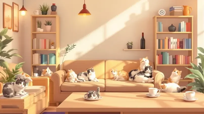 猫咪咖啡馆 - 伦理影视热门短片封面